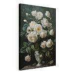 Wandbilder Elegante Rosen in verschnörkelter Vase