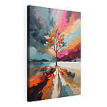 Wandbilder Canvas prints Tree in the water