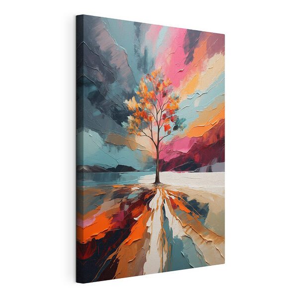Wandbilder Canvas prints Tree in the water