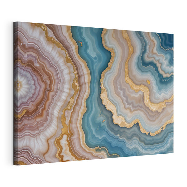 Wandbilder Die Kunst der Natur in mineralischen Wellen