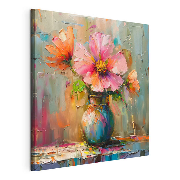 Gemälde von Blumen in einer Vase Wandbilder Gemälde von Blumen in einer Vase