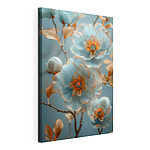 Wandbilder Elegante Blumen in zarten Pastelltönen