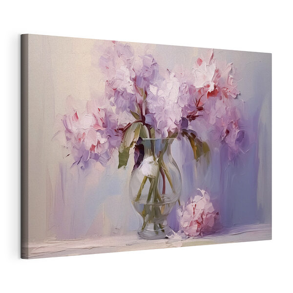 Wandbilder Gemälde von Blumen in einer Vase
