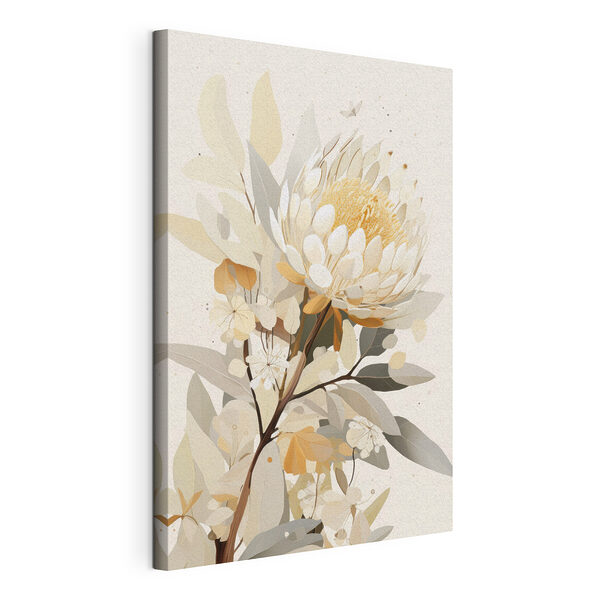 Wandbilder Wandbilder Weiße Blüte mit gelber Mitte (Artikelnummer: s40819)