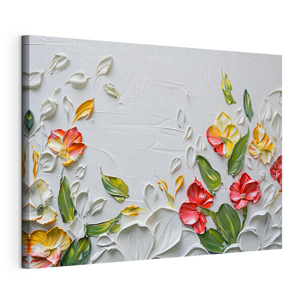 Wandbilder Wandbilder Malerei von Blumen und Blättern (Artikelnummer: s40957)