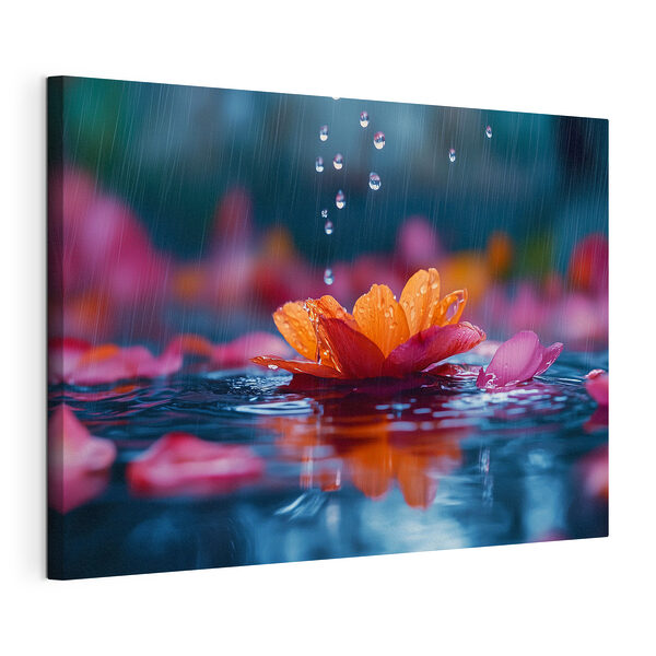Wandbilder Blume im Wasser