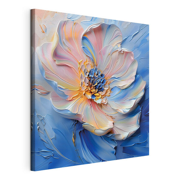 Wandbilder Lebendige Blume in sanften Pastelltönen
