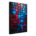 Wandbilder Buntes Mosaik aus Quadraten