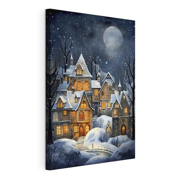 Wandbilder Schneebedeckte Häuser in einem verschneiten Wald (Artikelnummer: s41276) Wandbilder Wandbilder Schneebedeckte Häuser in einem verschneiten Wald (Artikelnummer: s41276)