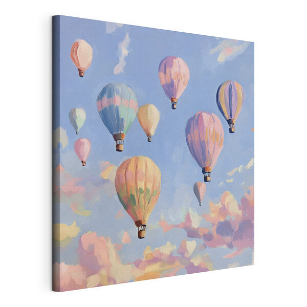 Gruppe von Heißluftballons in den Himmel Wandbilder Gruppe von Heißluftballons in den Himmel