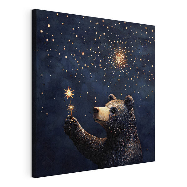 Wandbilder Bär hält eine Wunderkerze (Artikelnummer: s41346) Wandbilder Wandbilder Bär hält eine Wunderkerze (Artikelnummer: s41346)