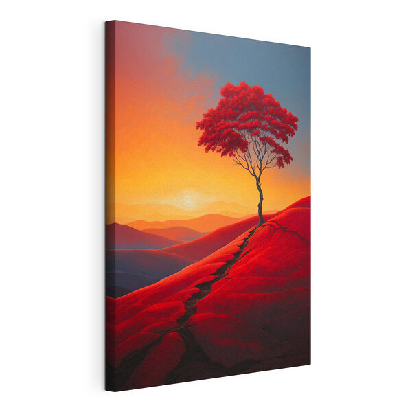 Baum auf einem Hügel Wandbilder Baum auf einem Hügel