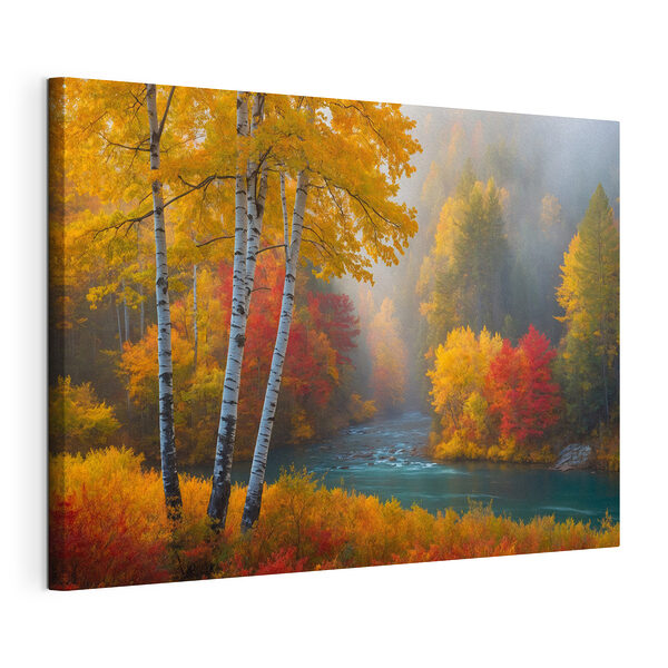 Wandbilder Fluss mit Bäumen und bunten Blättern (Artikelnummer: s41592) Wandbilder Wandbilder Fluss mit Bäumen und bunten Blättern (Artikelnummer: s41592)