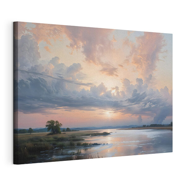 Wandbilder Wasserfläche mit einem Baum und Wolken am Himmel (Artikelnummer: s41734) Wandbilder Wandbilder Wasserfläche mit einem Baum und Wolken am Himmel (Artikelnummer: s41734)