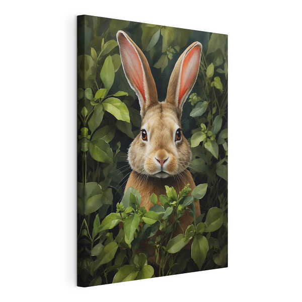 Wandbilder Wandbilder Kaninchen im Gebüsch (Artikelnummer: s41779)