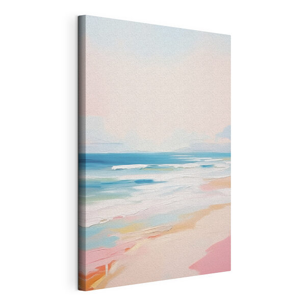 Strand mit Wellen und Sand Wandbilder Strand mit Wellen und Sand