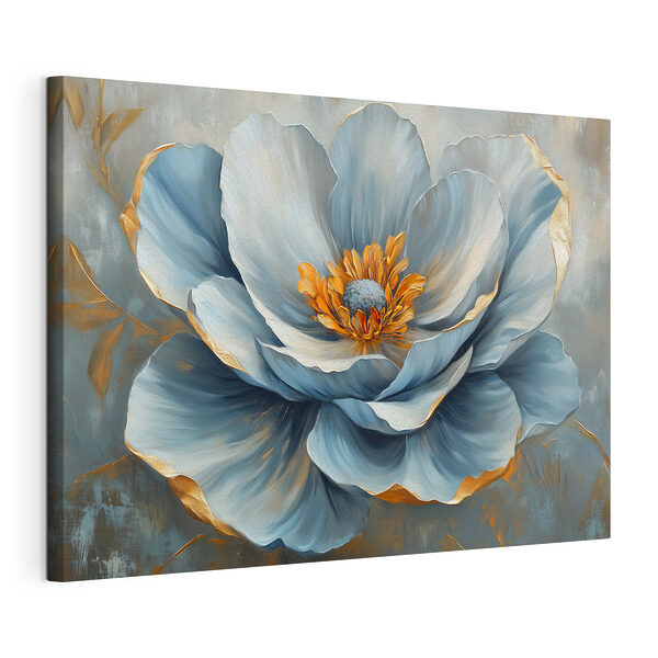 Wandbilder Wandbilder Zarte blaue Blume in sanften Farbtönen (Artikelnummer: s41826)
