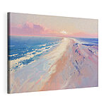 Wandbilder Strand mit Sonnenuntergang
