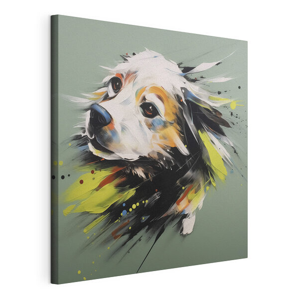 Wandbilder Gemälde eines Hundes