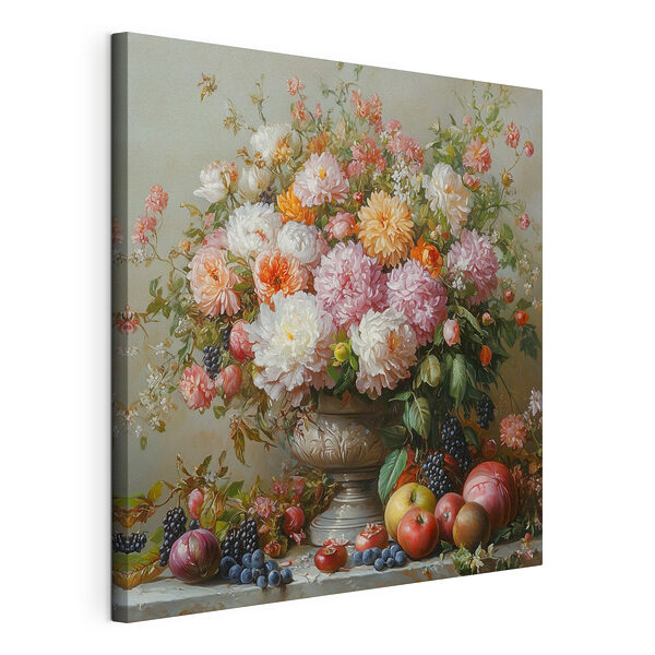 Wandbilder Gemälde von Blumen in einer Vase