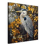 Wandbilder Vogel im Wasser stehend