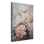 Wandbilder Gemälde mit rosa Blumen