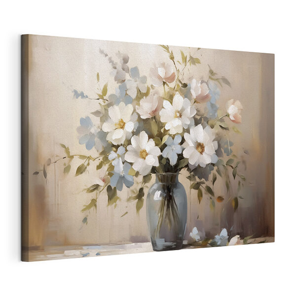 Gemälde von Blumen in einer Vase Wandbilder Gemälde von Blumen in einer Vase