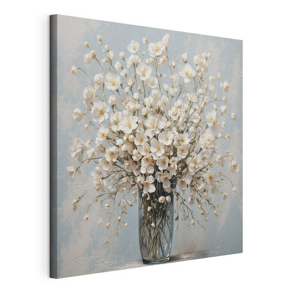 Wandbilder Wandbilder Vase mit weißen Blumen (Artikelnummer: s42547)