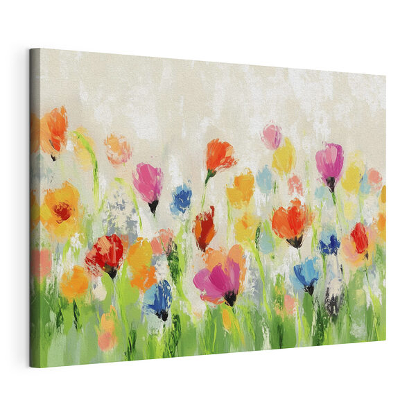Gemälde von Blumen auf weißem Hintergrund Wandbilder Gemälde von Blumen auf weißem Hintergrund