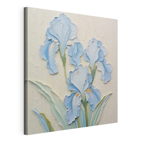 Wandbilder Wandbilder Zarte blaue Blüten in friedlicher Harmonie (Artikelnummer: s42811)