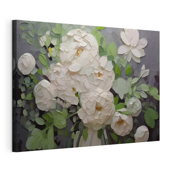 Wandbilder Wandbilder Malerei von weißen Blumen (Artikelnummer: s42835)