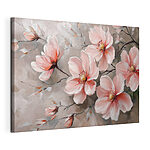 Wandbilder Gemälde mit rosa Blumen