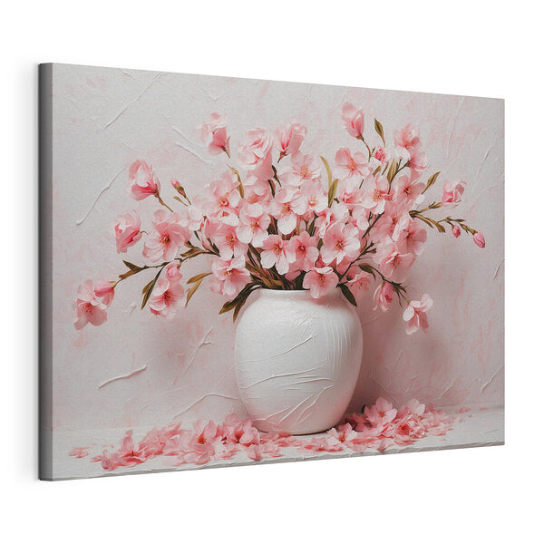 Wandbilder Wandbilder Vase mit rosa Blumen (Artikelnummer: s42915)