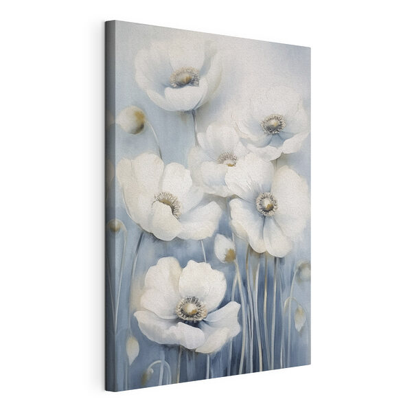 Wandbilder Wandbilder Malerei von weißen Blumen (Artikelnummer: s43047)