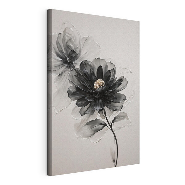Wandbilder Schwarze und weiße Blume (Artikelnummer: s43099) Wandbilder Wandbilder Schwarze und weiße Blume (Artikelnummer: s43099)
