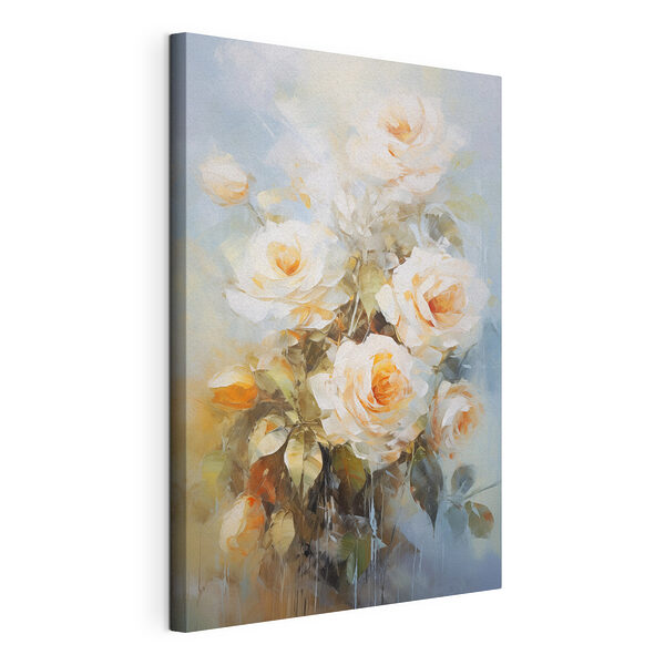 Wandbilder Wandbilder Malerei von weißen Rosen (Artikelnummer: s43175)
