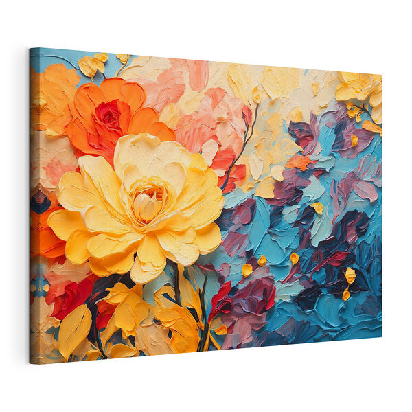 Wandbilder Gemälde einer Blume