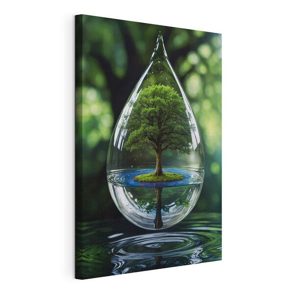 Wandbilder Ein Baum in einem Wassertropfen (Artikelnummer: s44480) Wandbilder Wandbilder Ein Baum in einem Wassertropfen (Artikelnummer: s44480)