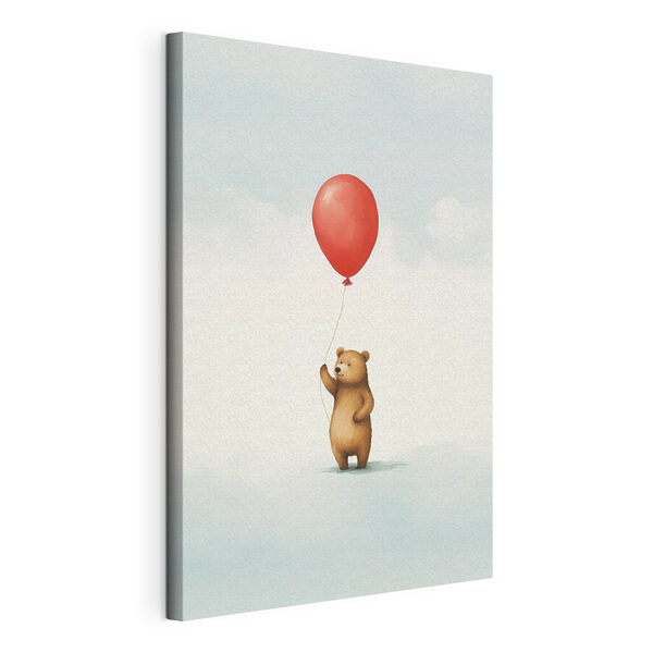 Wandbilder Bär mit einem roten Ballon (Artikelnummer: s44535) Wandbilder Wandbilder Bär mit einem roten Ballon (Artikelnummer: s44535)