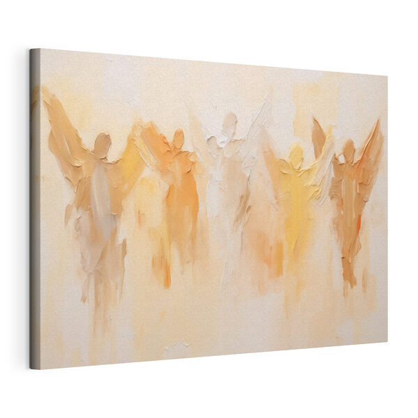 Wandbilder Wandbilder Eine Gruppe von Engeln, an eine Wand gemalt (Artikelnummer: s44595)