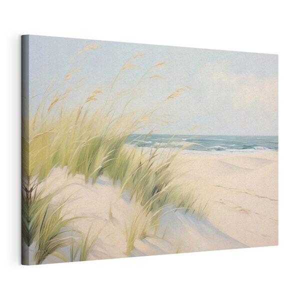 Strand mit Gras und Sand Wandbilder Strand mit Gras und Sand