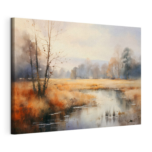 Wandbilder Aquarellbild eines Sumpfes mit Bäumen und Gras (Artikelnummer: s44867) Wandbilder Wandbilder Aquarellbild eines Sumpfes mit Bäumen und Gras (Artikelnummer: s44867)