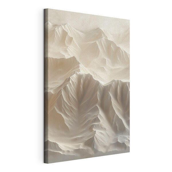 Wandbilder Wandbilder Weiße Bergkette mit vielen Schneeschichten (Artikelnummer: s44954)