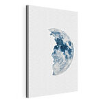 Wandbilder In einem Aquarell dargestellte Mondphase