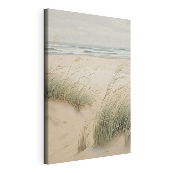 Strand mit Gras und Sand Wandbilder Strand mit Gras und Sand