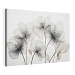 Wandbilder Blumenarrangement mit braunen Stielen