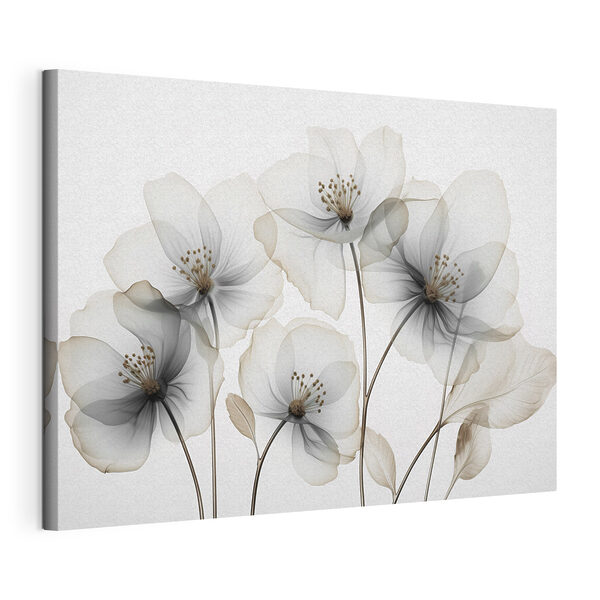 Blumenarrangement mit braunen Stielen Wandbilder Blumenarrangement mit braunen Stielen