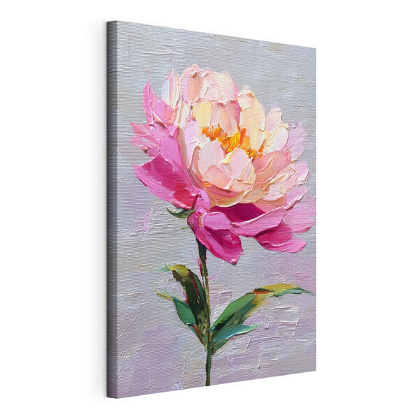 Wandbilder Wandbilder Gemälde einer rosa Blume (Artikelnummer: s45248)