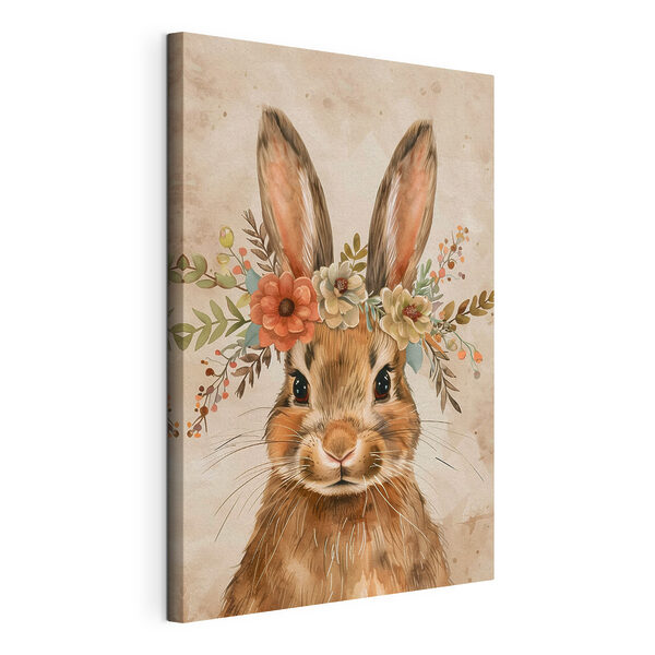 Wandbilder Kaninchen mit Blumen auf dem Kopf (Artikelnummer: s45332) Wandbilder Wandbilder Kaninchen mit Blumen auf dem Kopf (Artikelnummer: s45332)