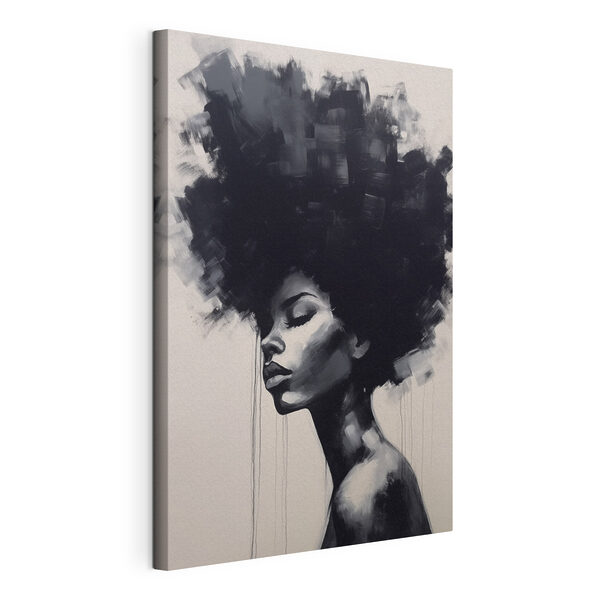 Wandbilder Gemälde einer Frau mit einer großen Afrofrisur (Artikelnummer: s45464) Wandbilder Wandbilder Gemälde einer Frau mit einer großen Afrofrisur (Artikelnummer: s45464)